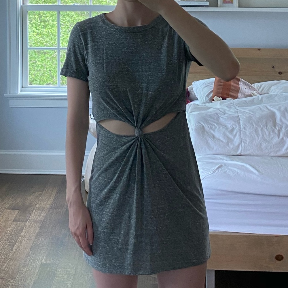 Cutout T Shirt Dress